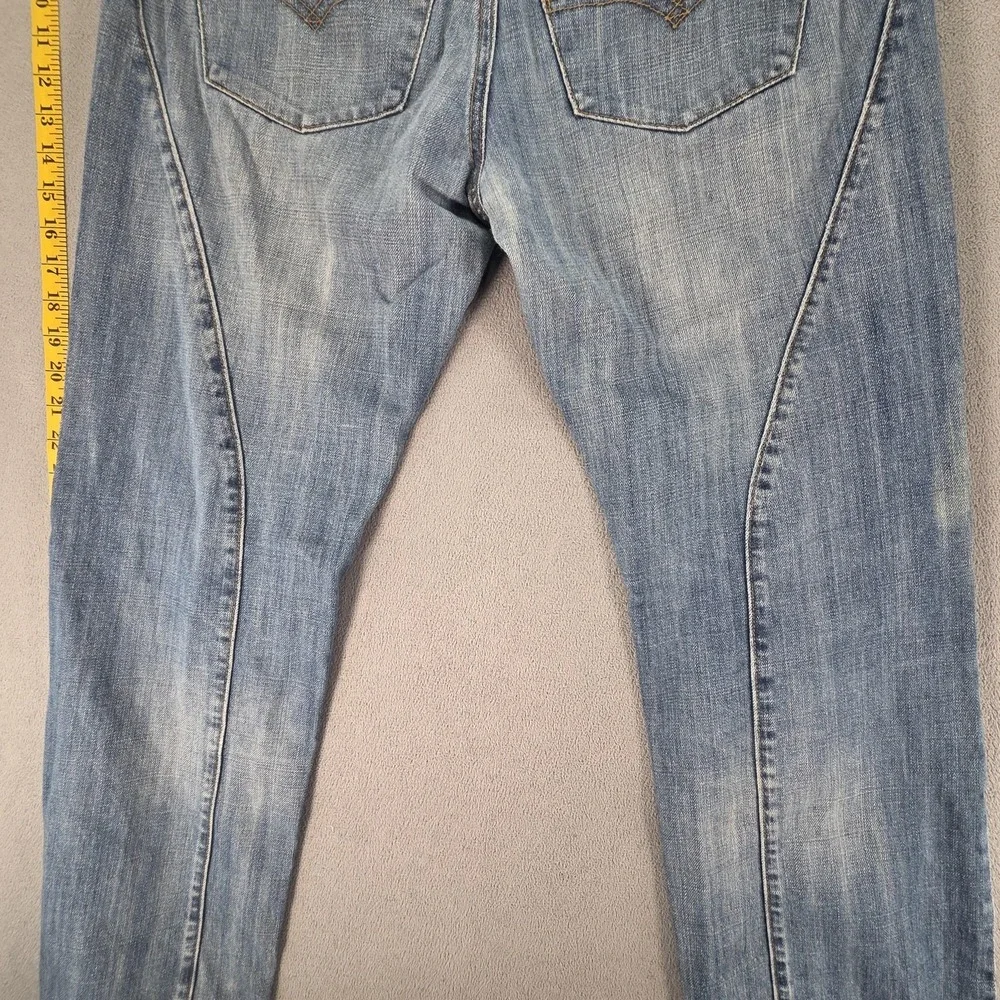 Levis Mens Jeans Blue Light Wash Regular Straight Fits 30x31‎